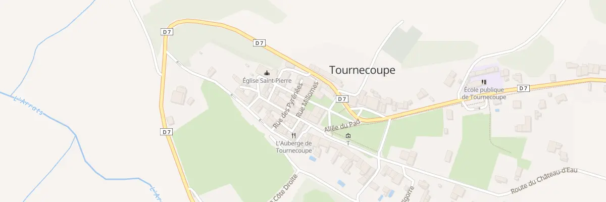 Plan du 6 Rue Millomes à Tournecoupe