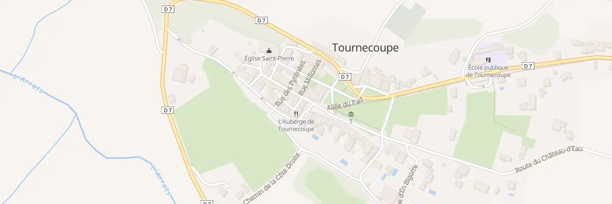 Plan du 5043 En Ville à Tournecoupe