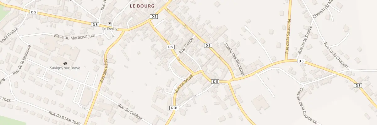 Plan du 31 Grande Rue à Savigny-sur-Braye