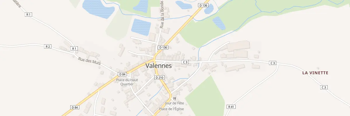 Plan du 3 Rue de l’Industrie à Valennes
