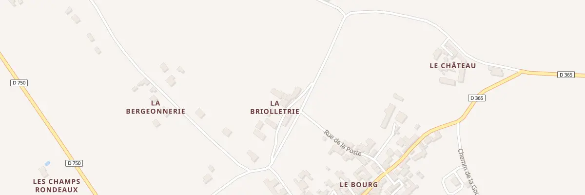 Plan du 6 La Briolletrie à Chambon