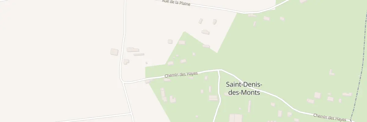 Plan du 440 Che des Hayes à Saint-Denis-des-Monts