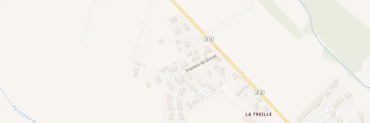 Plan du 6 Imp de Granet à Donzac