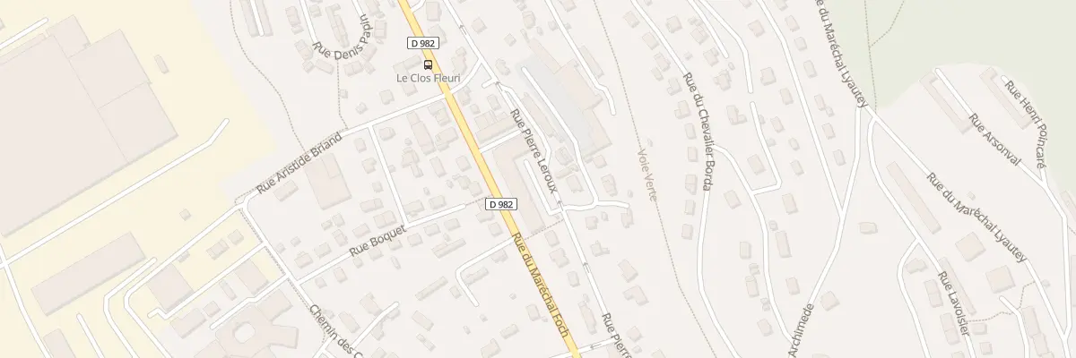 Plan du 1482 Rue du Maréchal Foch au Trait