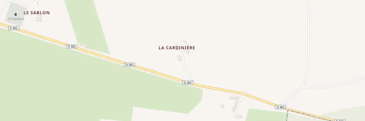 Plan du 5219 La Cardiniere à Melleray
