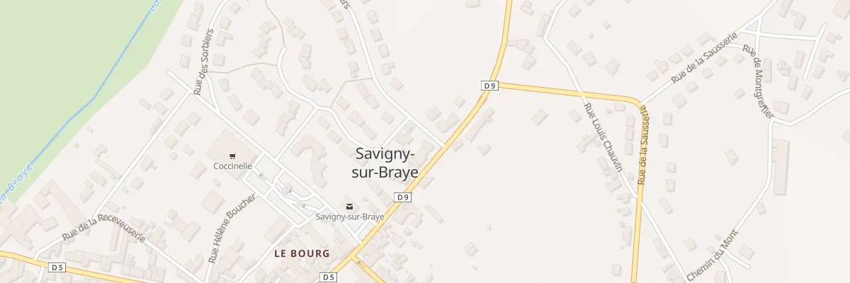 Plan du 13 Rue de la Canardière à Savigny-sur-Braye