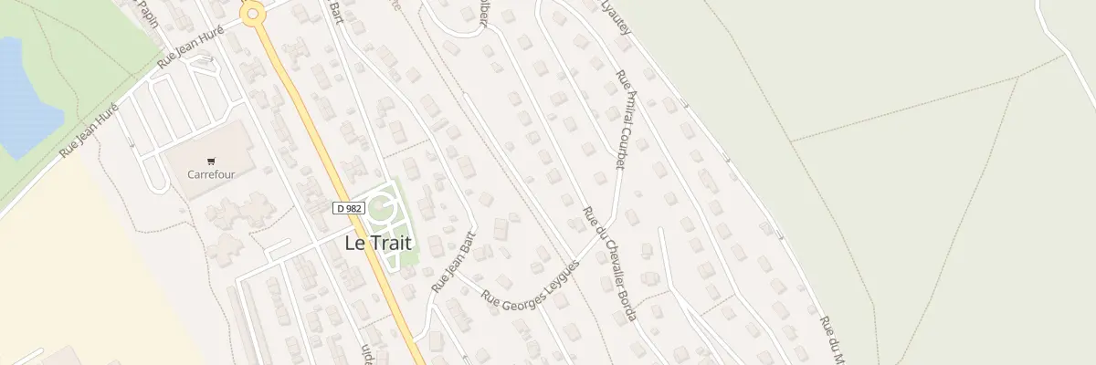 Plan du 537 Rue du Chevalier Borda au Trait