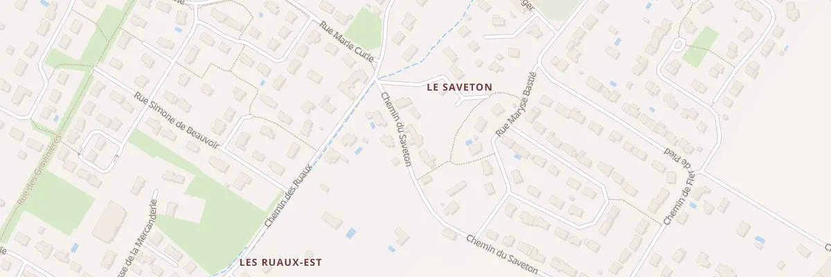 Plan du 10 Che Du Saveton à Véretz