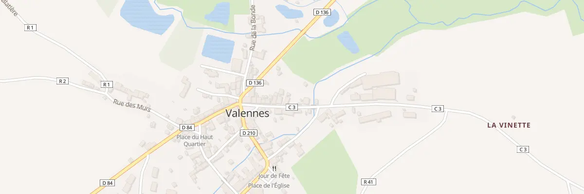 Plan du 7 Rue de l’Industrie à Valennes