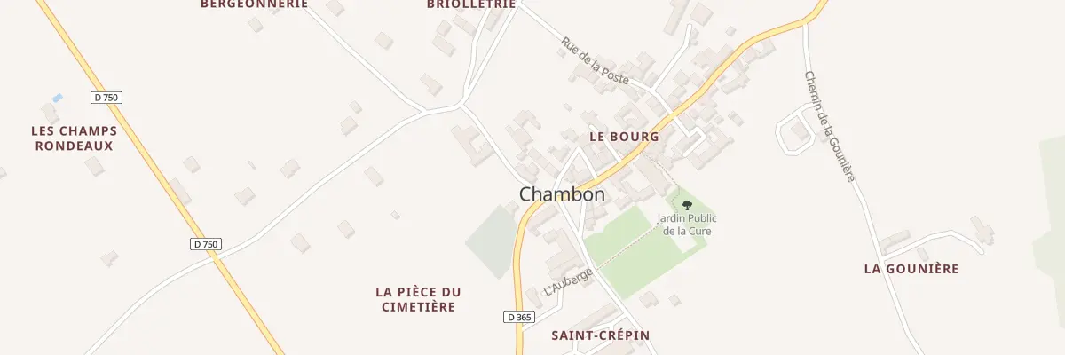 Plan du 1 Rue des Forgerons à Chambon