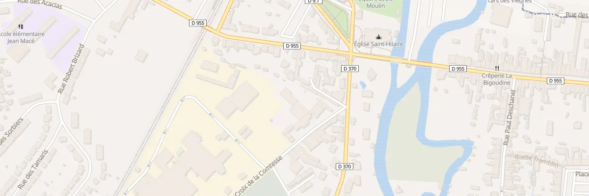 Plan du 3 Rue Croix La Comtesse à Nogent-le-Rotrou