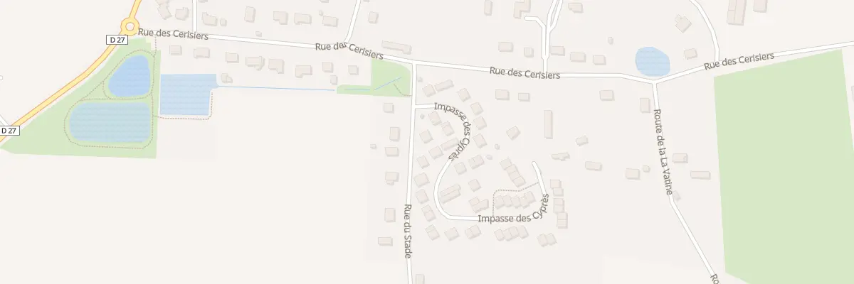 Plan du 26 Imp des Cypres à Yvecrique