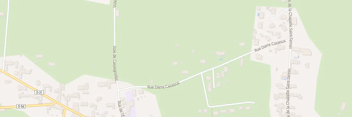 Plan du 22 Darre Les Cazaoux à Pointis-Inard