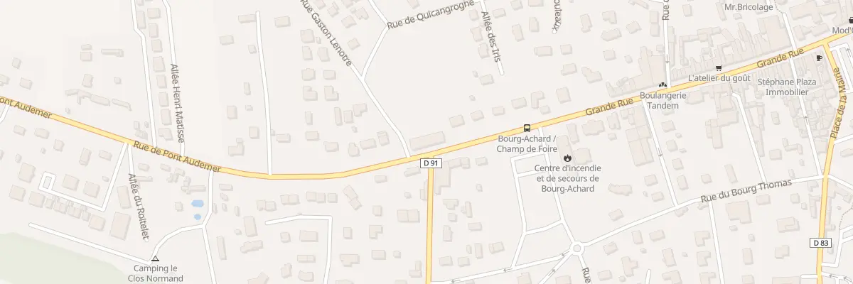 Plan du 590 Gr Grande Rue à Bourg-Achard