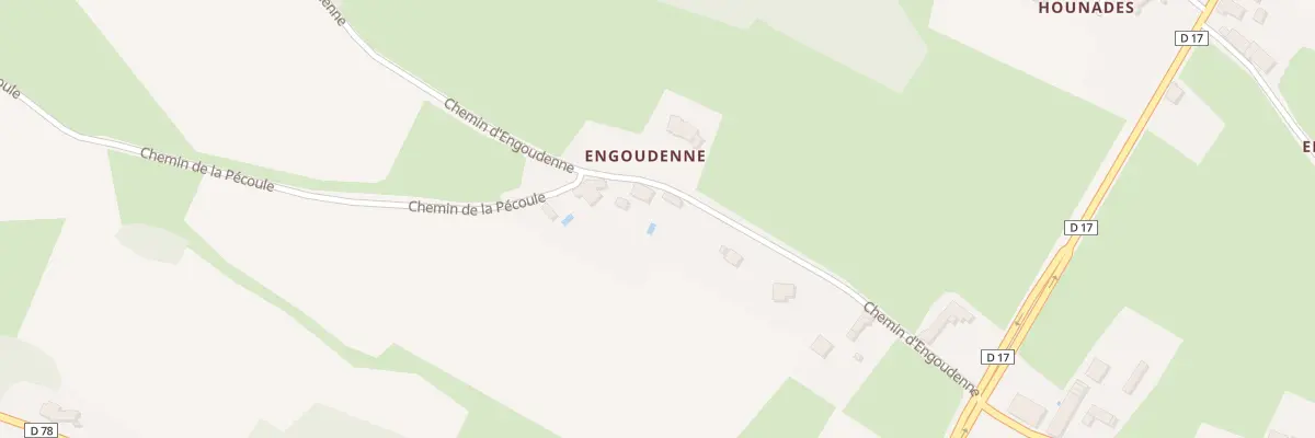 Plan du 30 Engoudenne à Anan