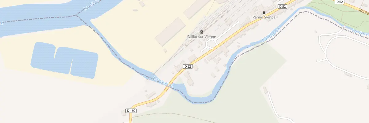 Plan du 22 Av de la Gare à Saillat-sur-Vienne