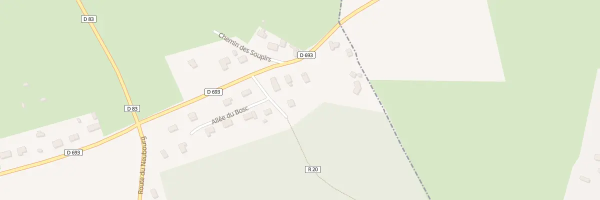 Plan du 10 All du Bosc à Thénouville