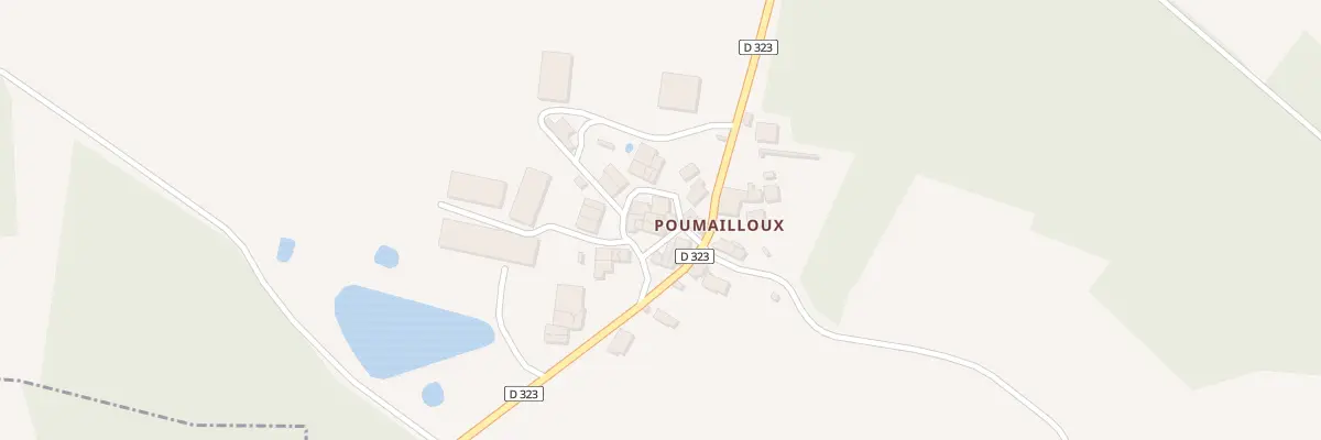 Plan du 8 Poumailloux à Oradour-Fanais