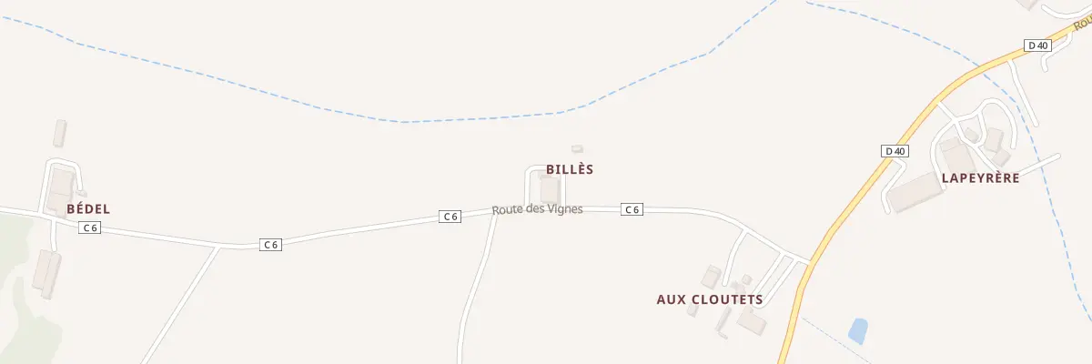 Plan du 5014 Aux Perroutis à Peyrecave