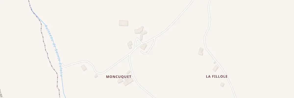 Plan du 5000F Moncuquet à Cauzac