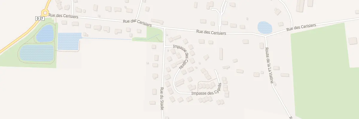 Plan du 23 Imp des Cypres à Yvecrique