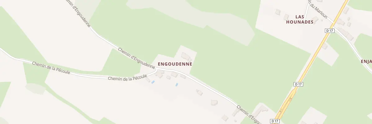 Plan du 290 Chem d’Engoudenne à Anan