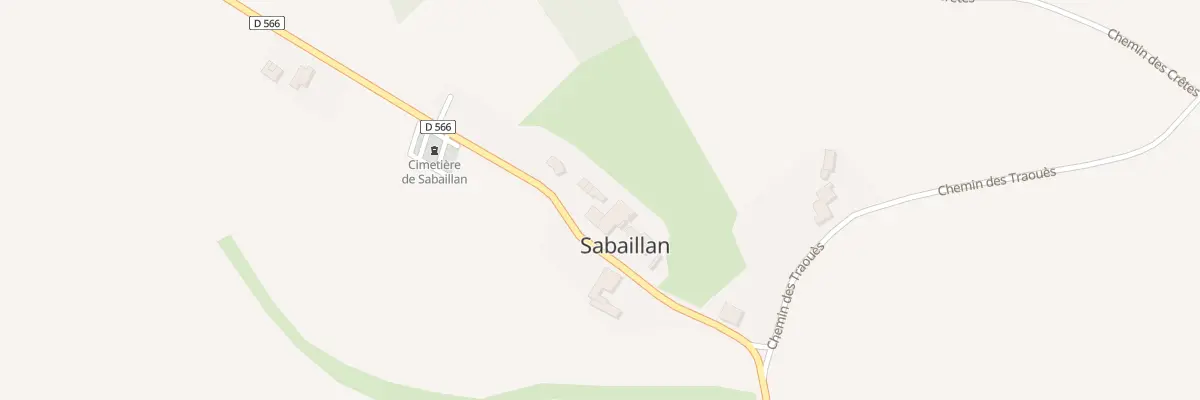 Plan du 5001 Village à Sabaillan