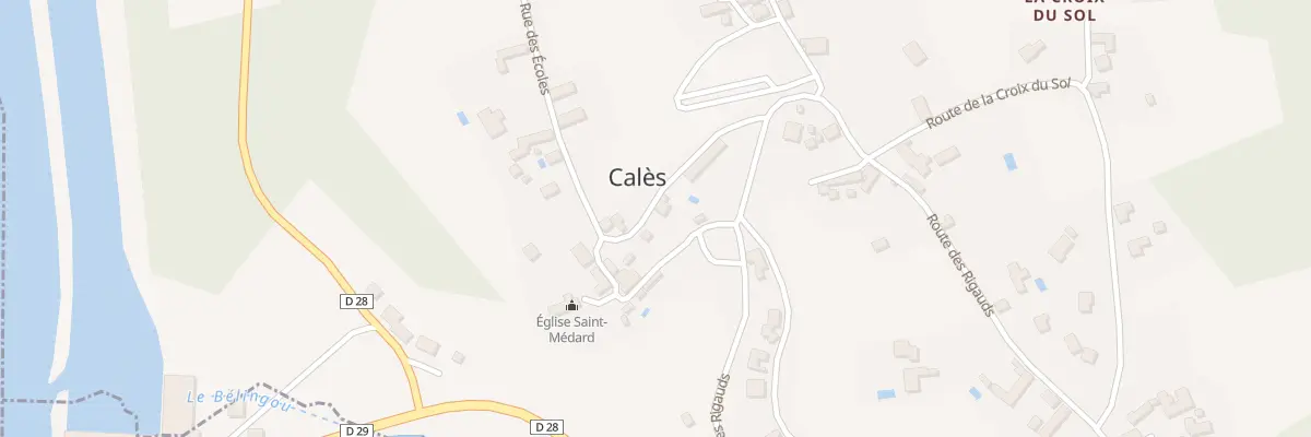 Plan du 117 Rue des Ecoles à Calès