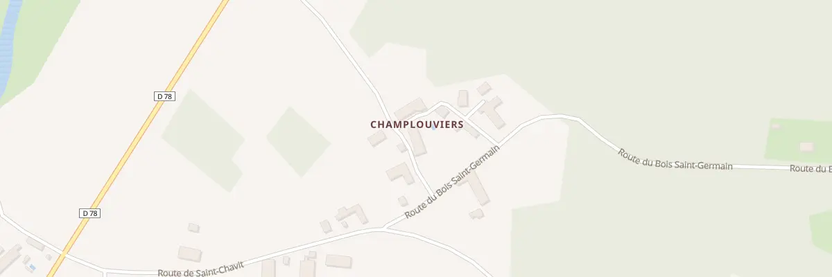 Plan du 189B Champlouviers à Saint-Pierre-de-Côle