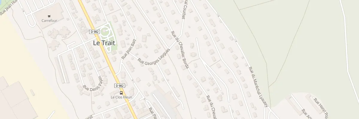 Plan du 427 Rue du Chevalier Borda au Trait