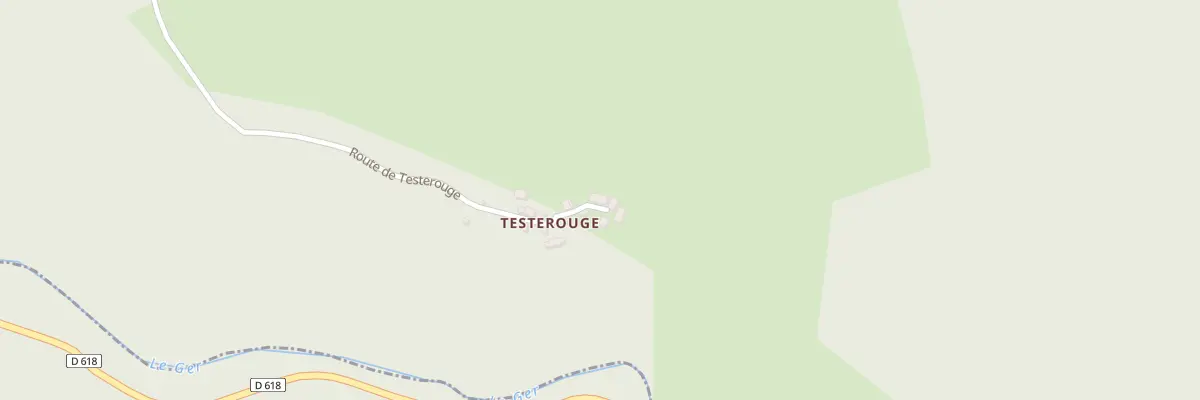 Plan du 85 Testerouge à Razecueillé