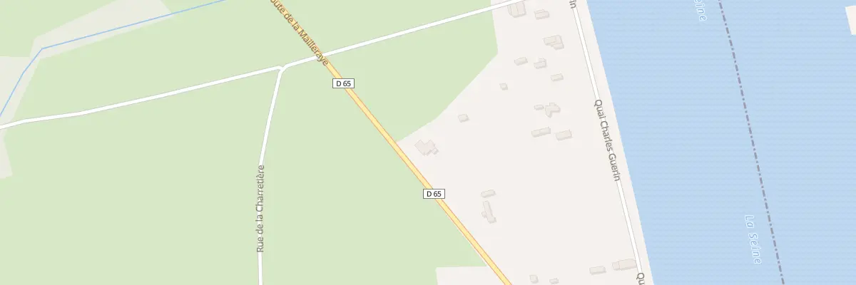 Plan du 416 Rte de la Mailleraye à Heurteauville