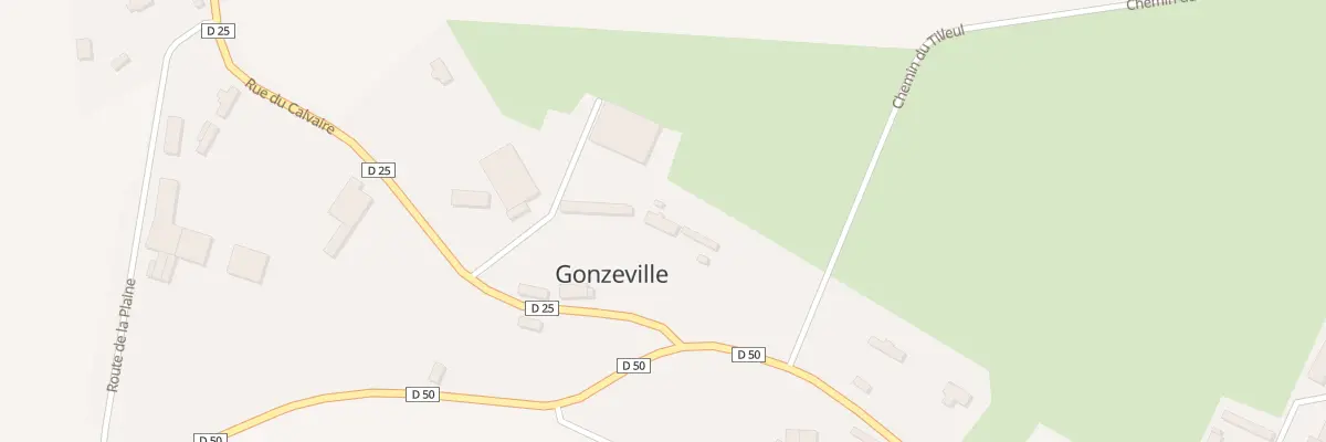 Plan du 44 Rue du Calvaire à Gonzeville