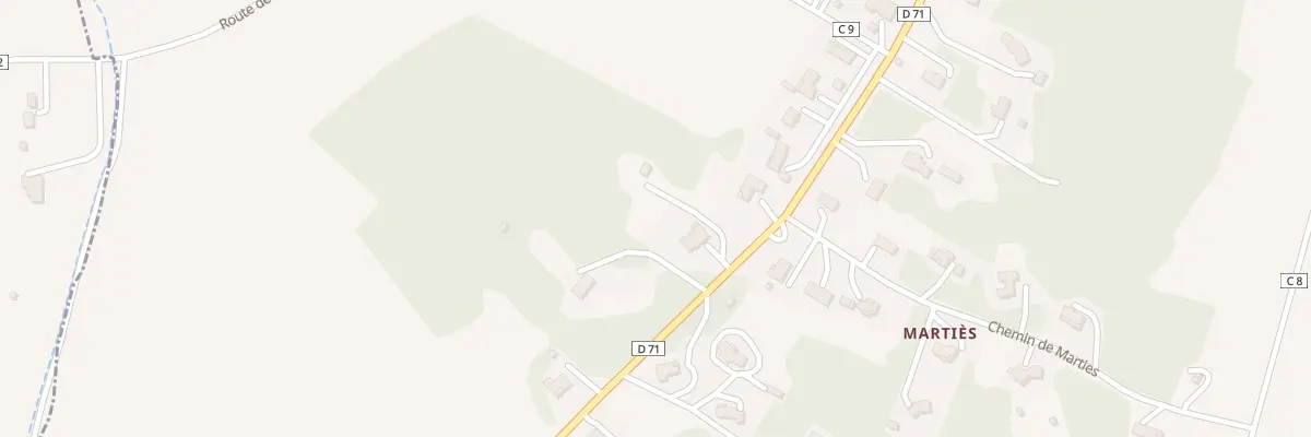 Plan du 1552 Rte du Vignoble à Donzac