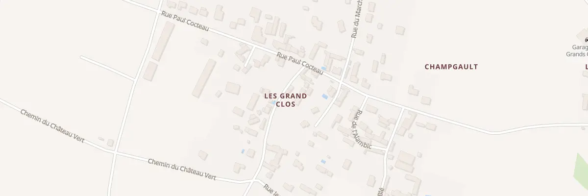 Plan du 1 Rue du Clos à Esvres