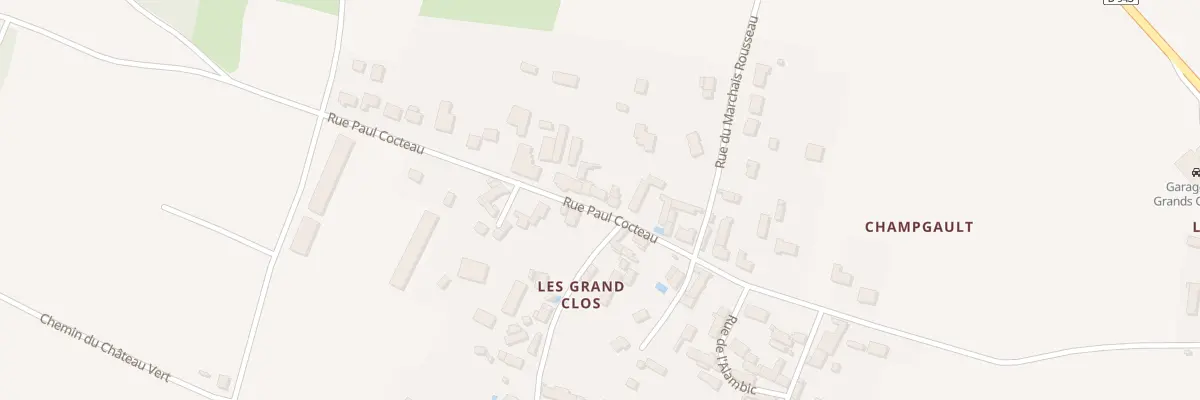 Plan du 30 Rue Paul Cocteau à Esvres