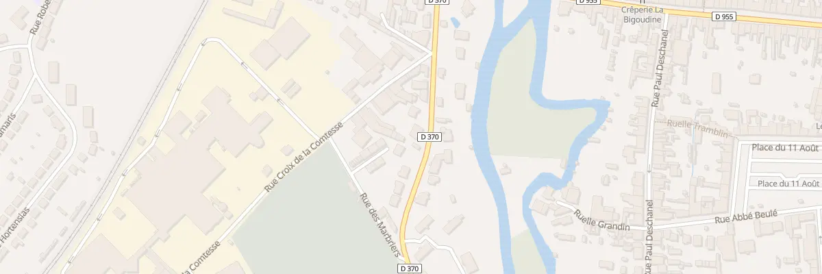 Plan du 25 Rue de la Fuye à Nogent-le-Rotrou
