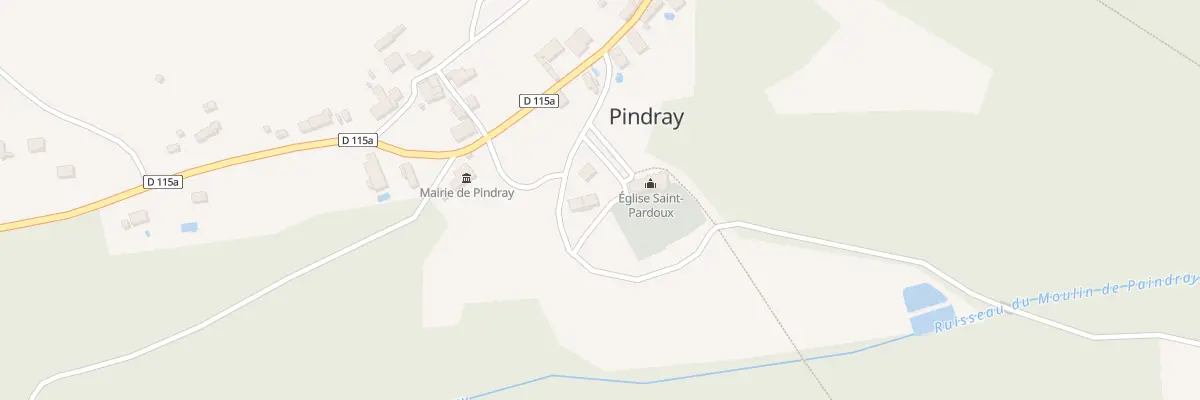 Plan du 4 Rue de l’Eglise à Pindray