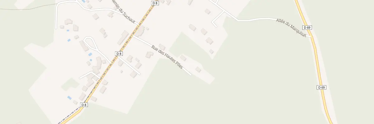 Plan du 6 Rue des Hautes Piles à Antonne-et-Trigonant