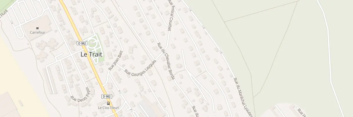 Plan du 450 Rue du Chevalier Borda au Trait