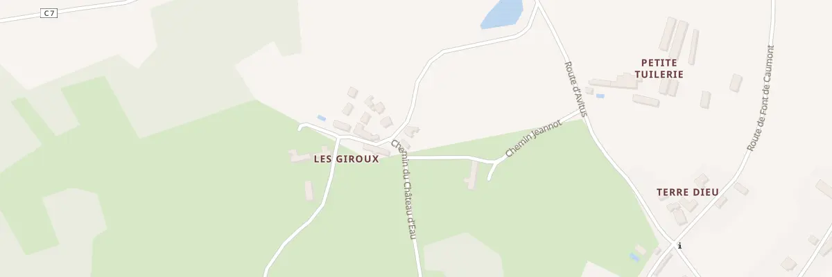 Plan du 155 Les Giroux-Nord à Saint-Avit-Sénieur