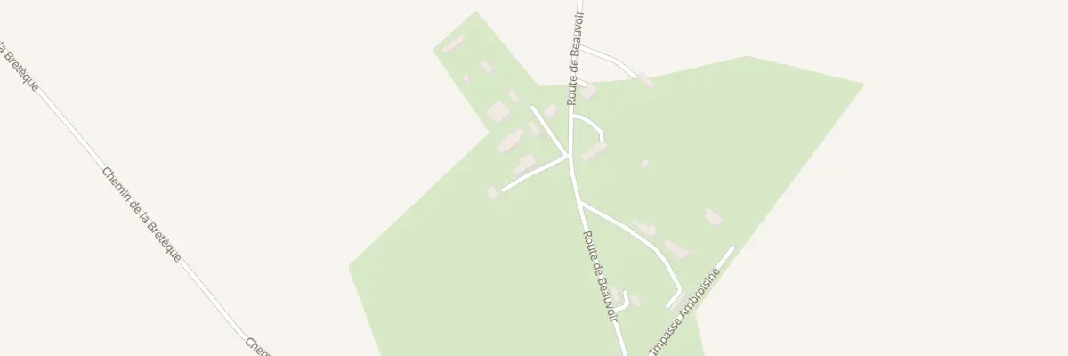 Plan du 314 Rte de Beauvoir à Écalles-Alix