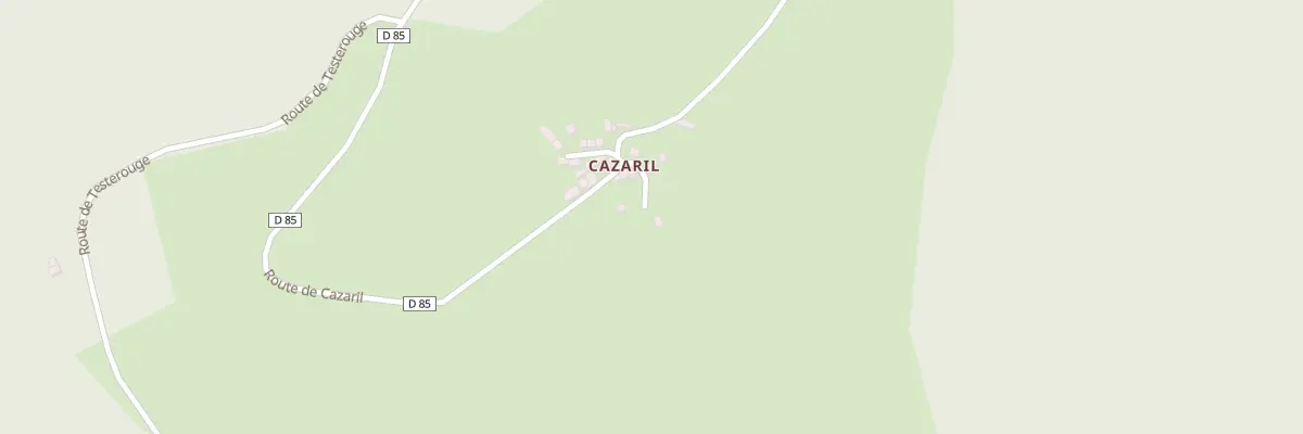 Plan du 2 Cazarilh à Razecueillé