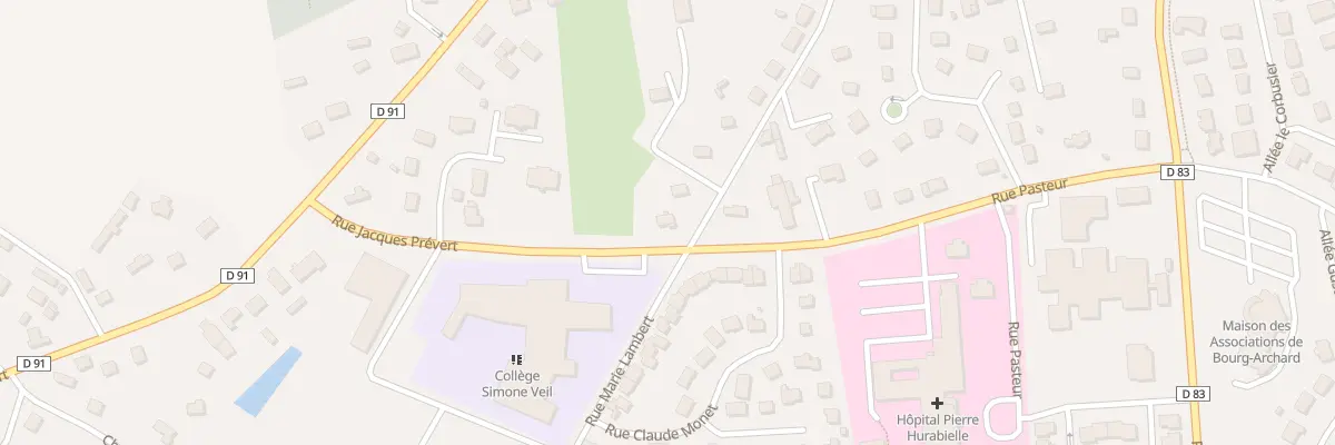 Plan du 350 Rue Marie Lambert à Bourg-Achard