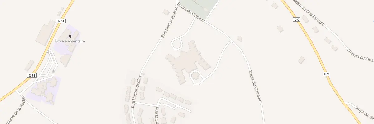 Plan du 38 Rte du Claireau à Savigny-sur-Braye
