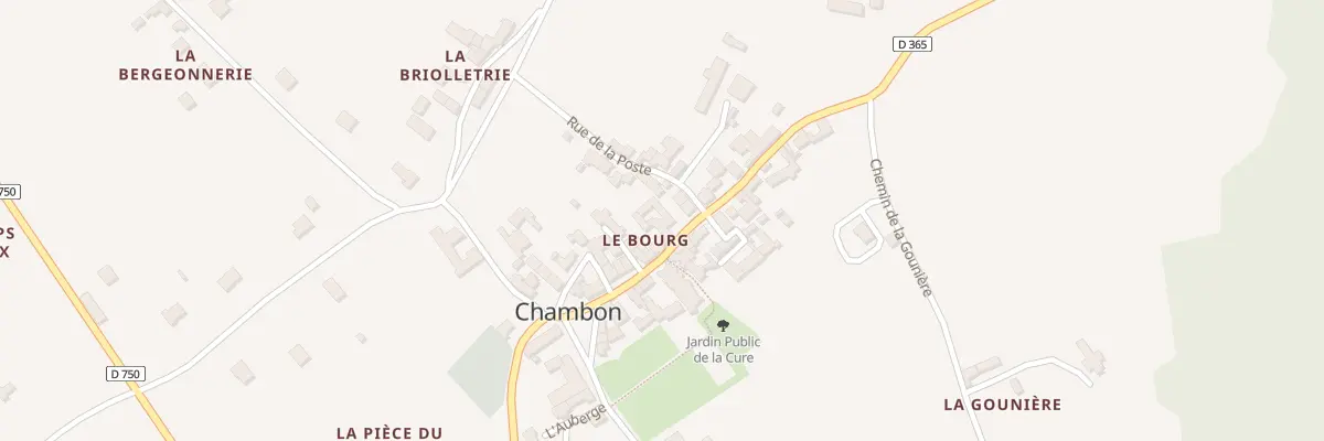 Plan du 17 Rue du Terrier Blanc à Chambon