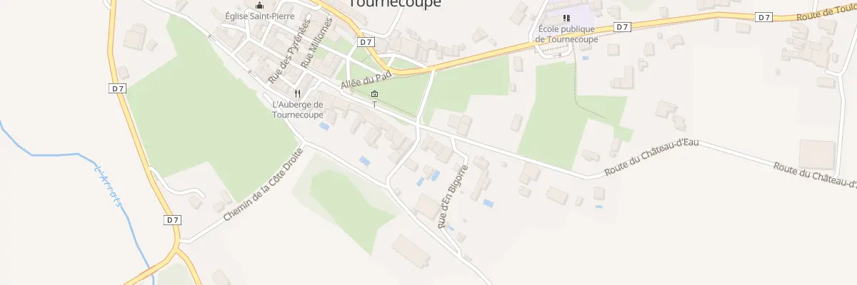 Plan du 1 Rte du Lavoir à Tournecoupe