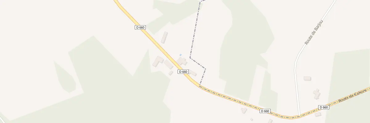 Plan du 40 Fonforet Nord à Rampieux