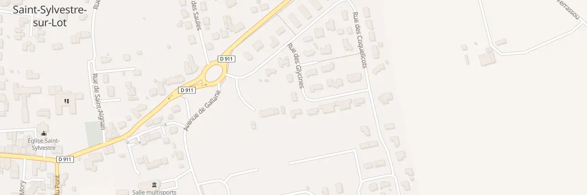 Plan du 4 Rue des Glycines à Saint-Sylvestre-sur-Lot