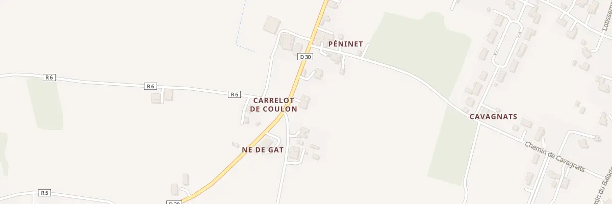 Plan du 2357 Av du Brulhois à Donzac